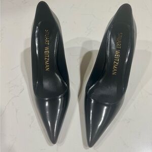 Stuart Weitzman Glossy Black Heels